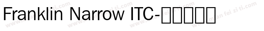 Franklin Narrow ITC字体转换